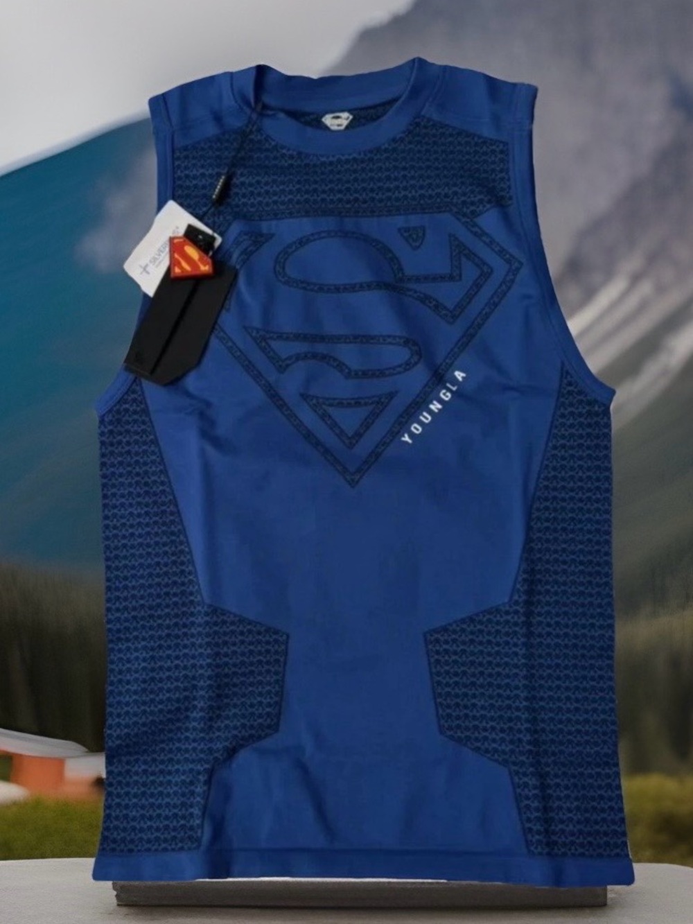 YoungLA 3047 SUPERMAN COMPRESSION TANKS